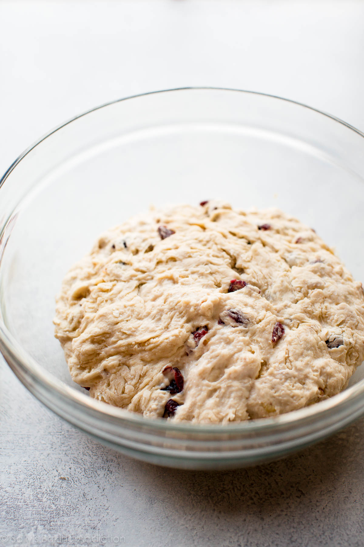 How to make easy crusty no-knead bread on sallysbakingaddiction.com